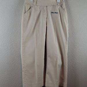 Women's Cream Penn State Capris Pants Sz. 2